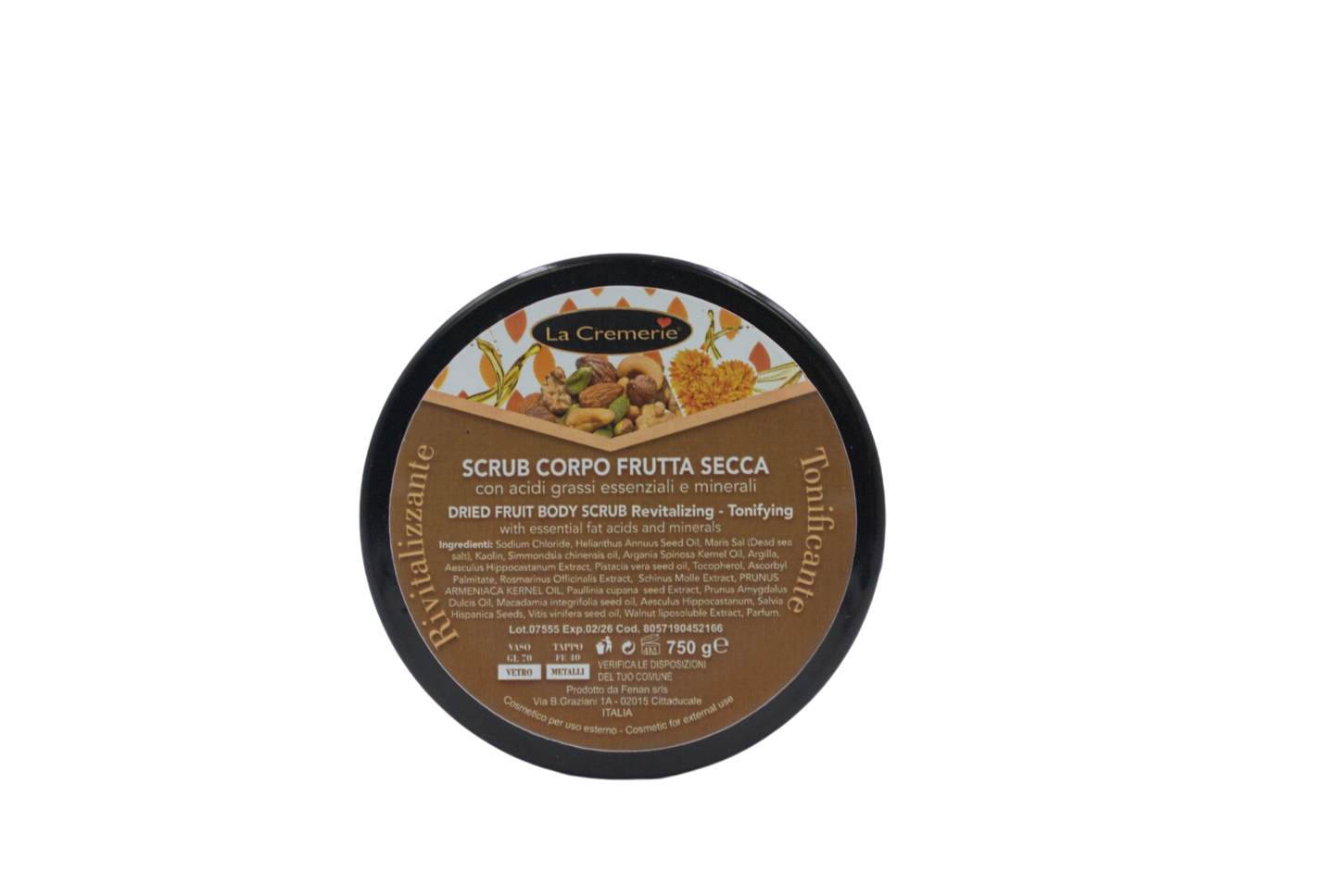 Scrub Corpo Frutta Secca 750g
