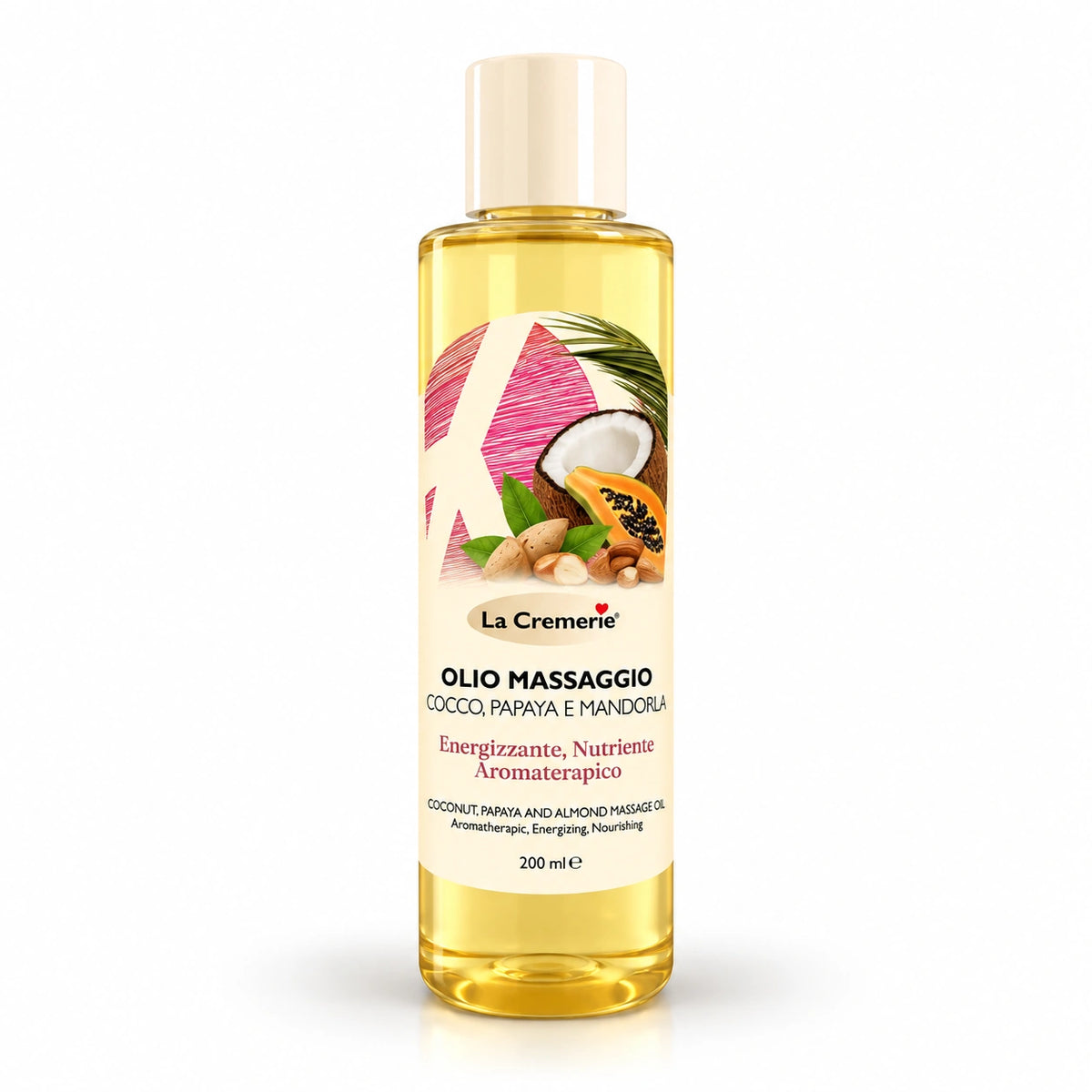 Olio massaggio Cocco, Papaya & Mandorla 200 ml