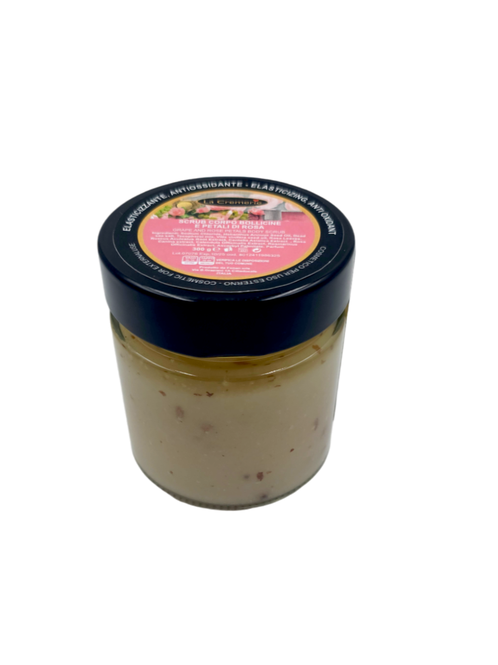 Scrub corpo Petali di Rosa e bollicine 300g