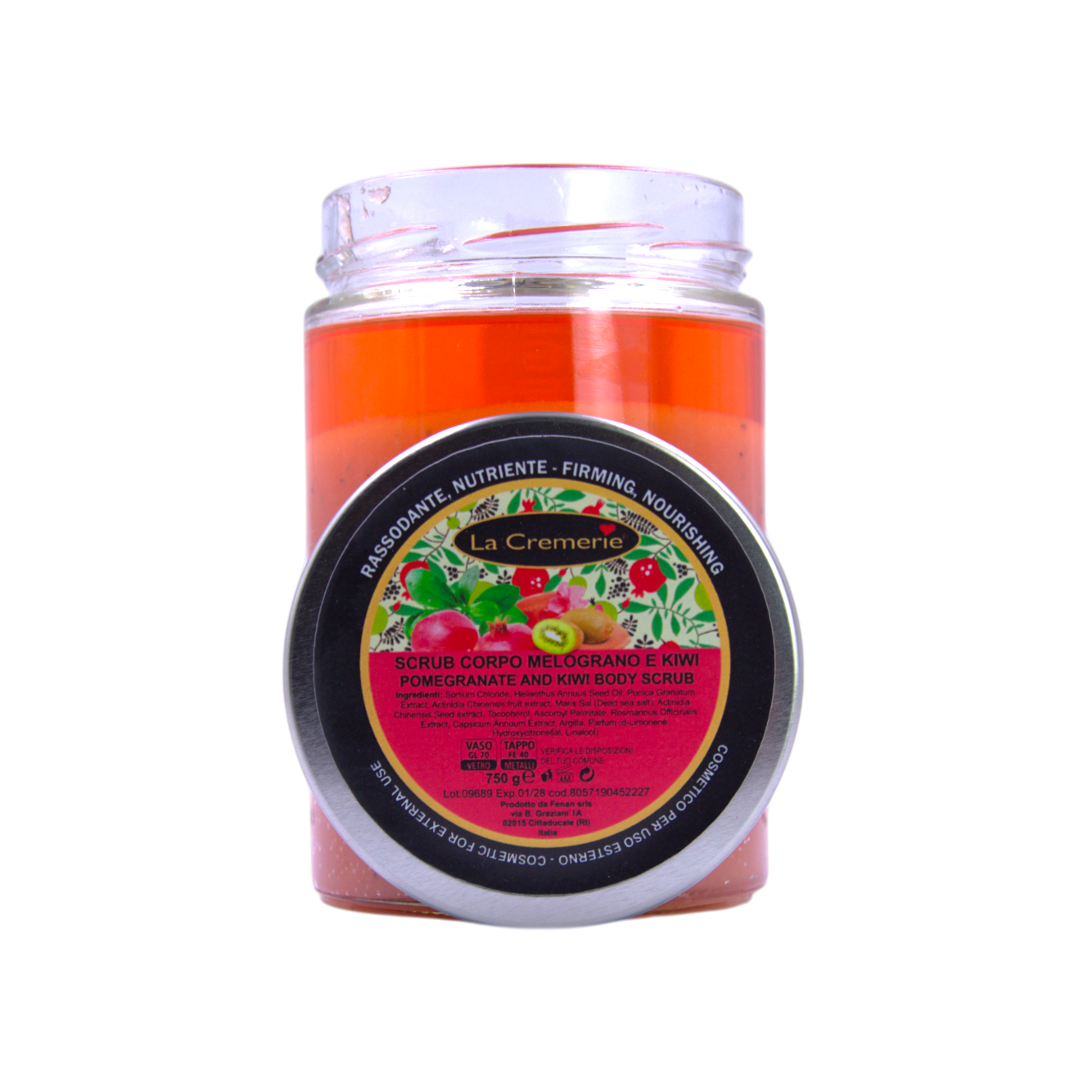Scrub corpo Melograno & kiwi 750gr