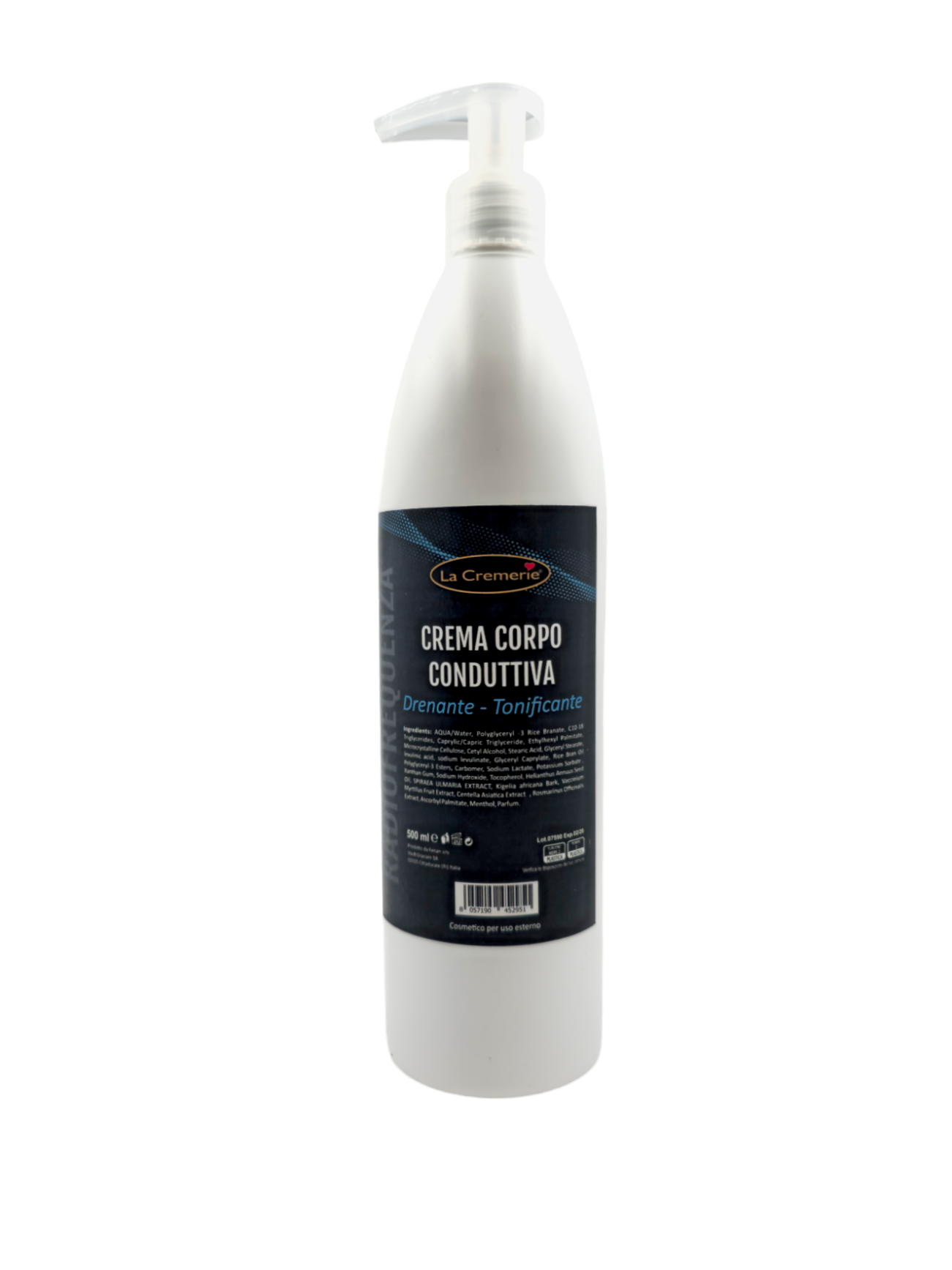 Crema corpo conduttiva drenante tonificante 500ml