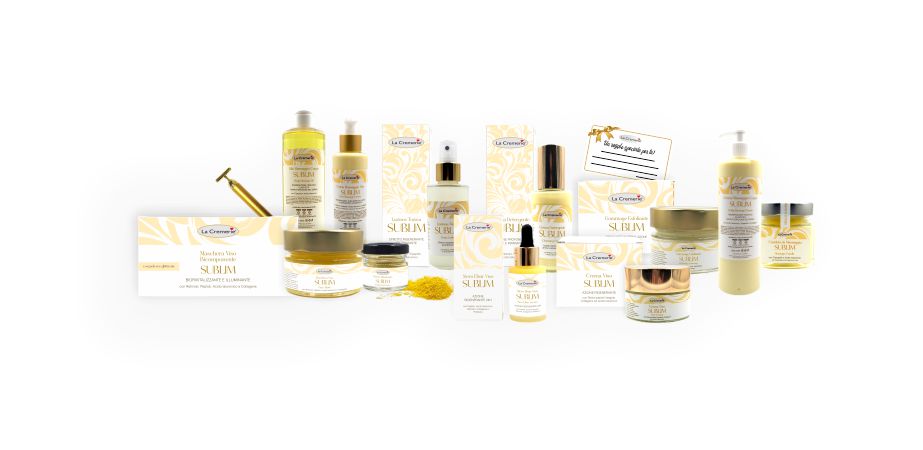 Trattamento completo viso & corpo SUBLIME con 2% di Acido Ialuronico, Retinolo, Peptidi Rigeneranti, Peptidi Botox like, Collagene e Esapeptidi