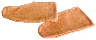 Coppia di manopole in puro bamboo - colore casuale