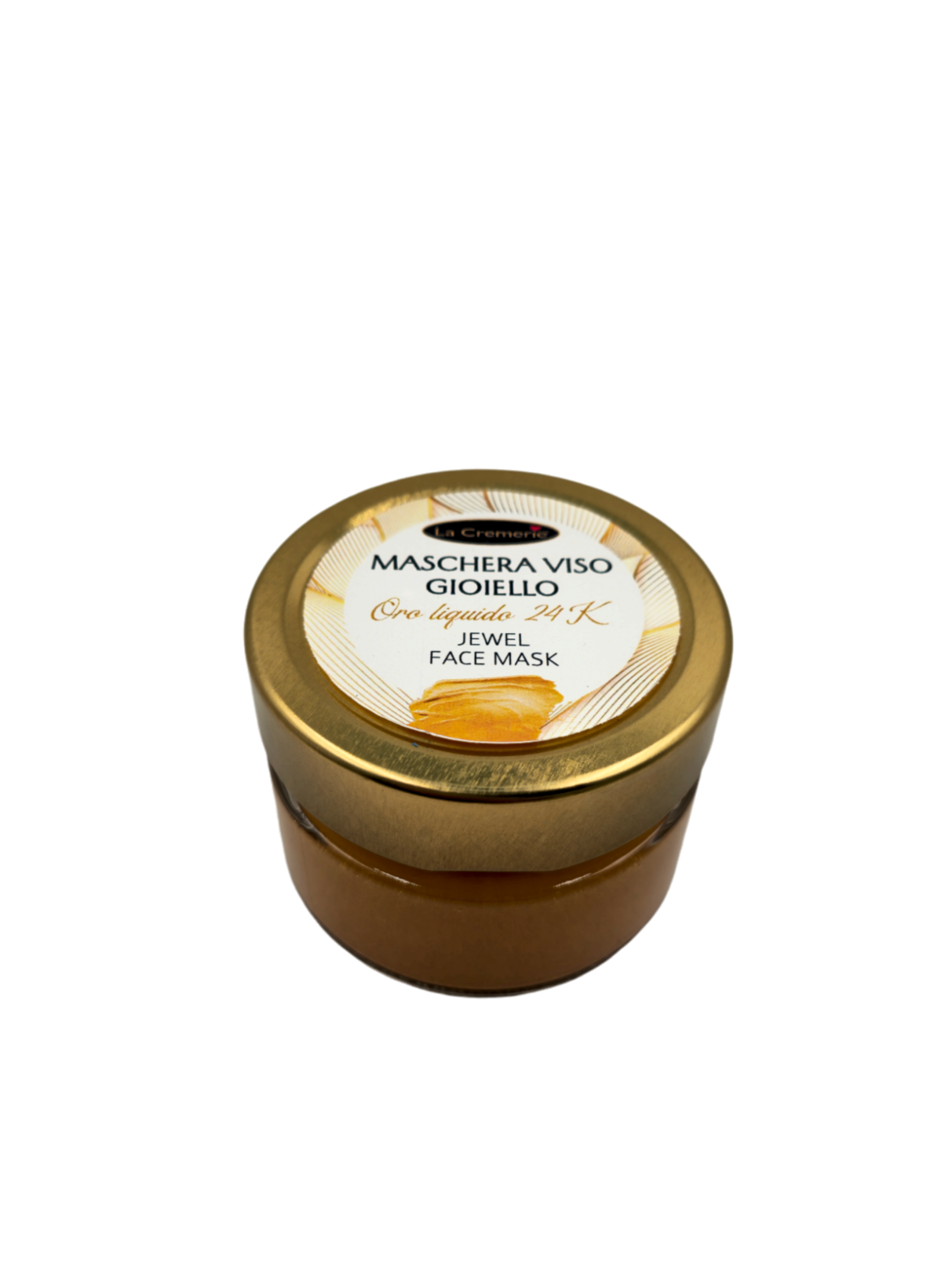 Maschera Viso Gioiello Oro liquido 24k effetto foglia d'oro 100ml