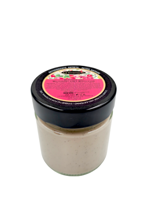 Maschera viso Melograno, Kiwi e Mosto d'uva 200ml