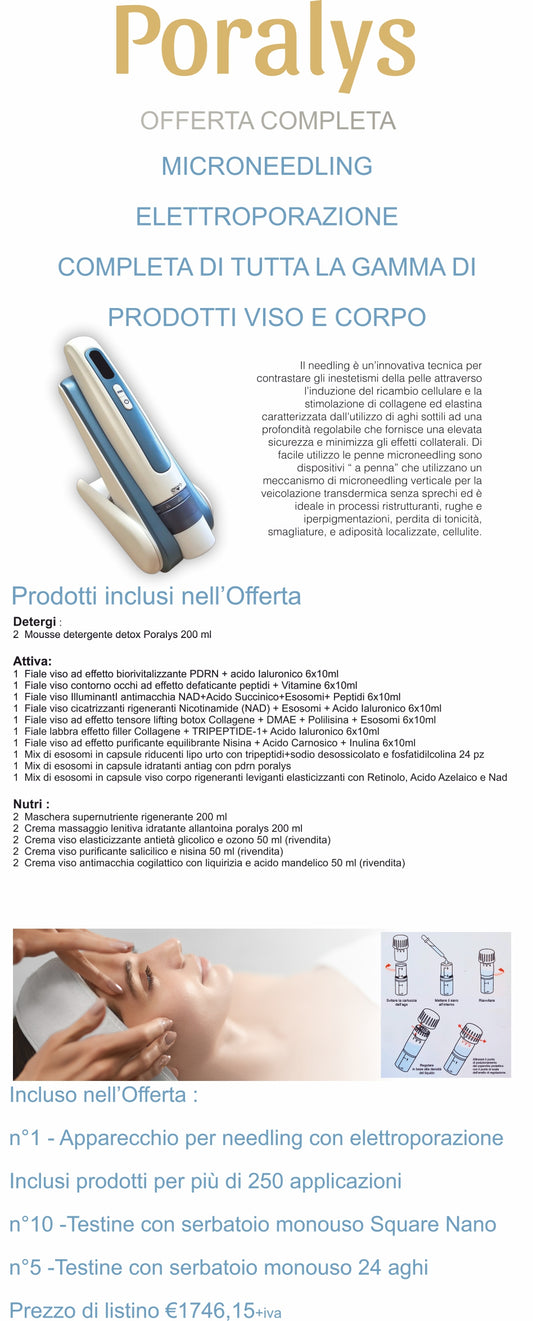 Offerta Completa Needling esosomi polinucleotidi e Manipolo Meso