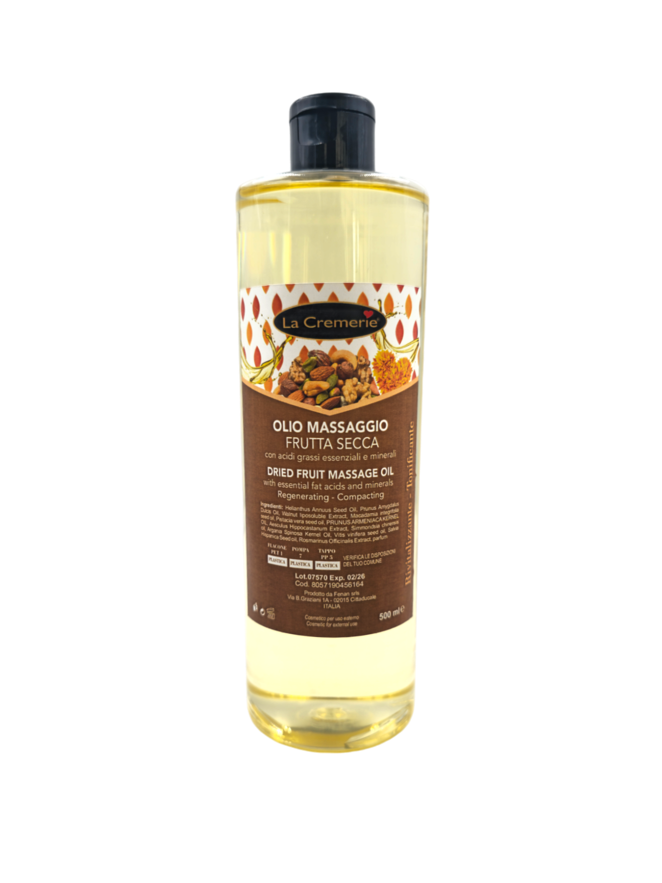 Olio da Massaggio Frutta secca 500ml