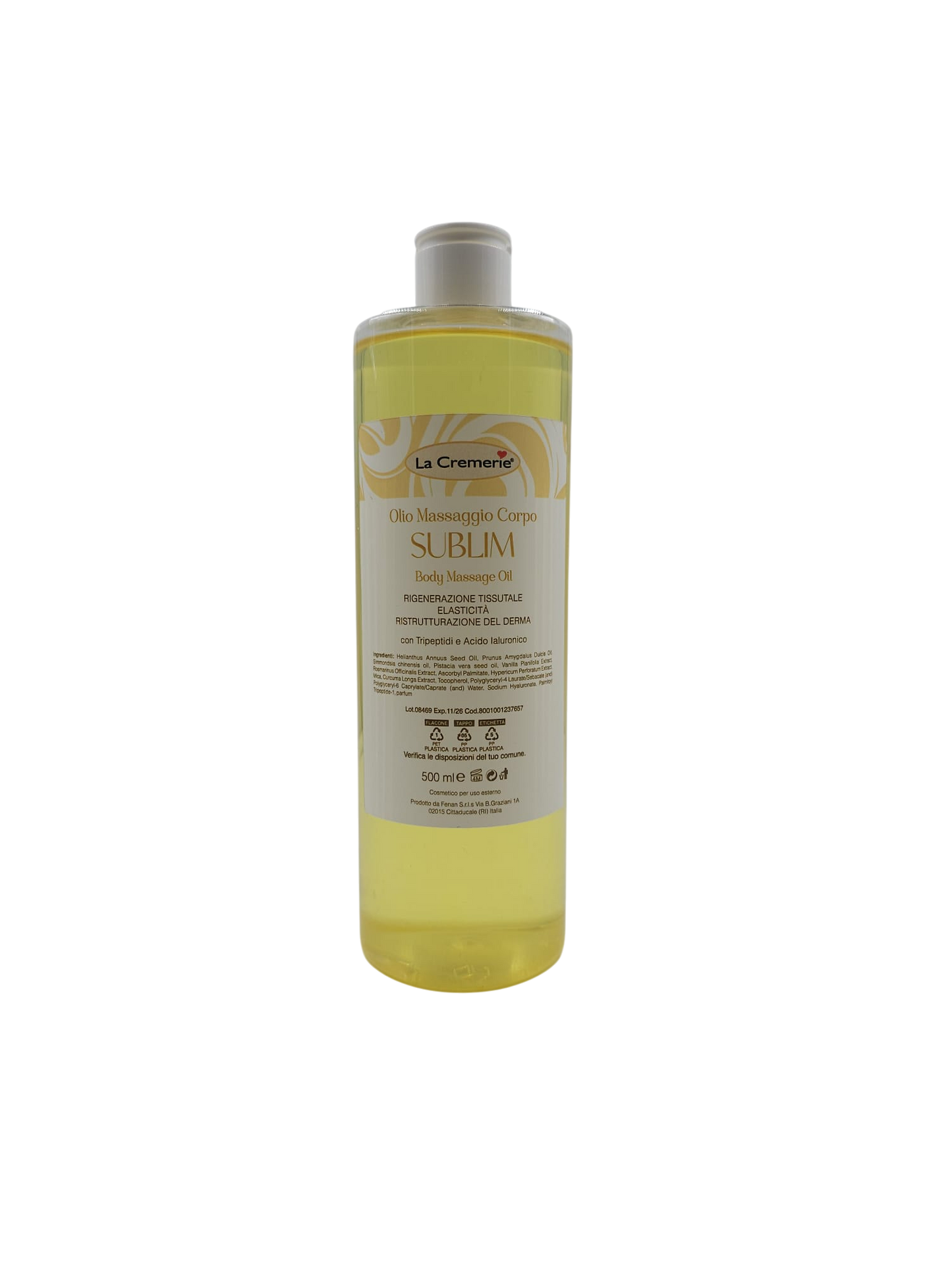 Olio massaggio Sublime 500ml