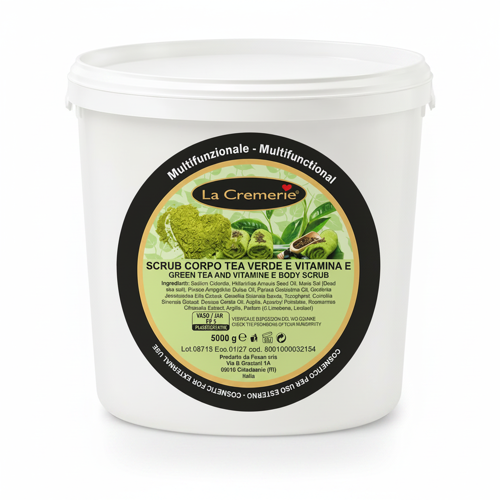 Scrub corpo Tea verde & Vitamina E 5 kg