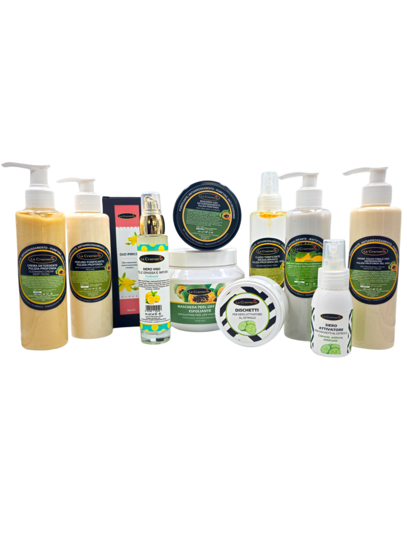 OFFERTA - Trattamento completo viso pulizia profonda pelle grassa e impura purificante esfoliante