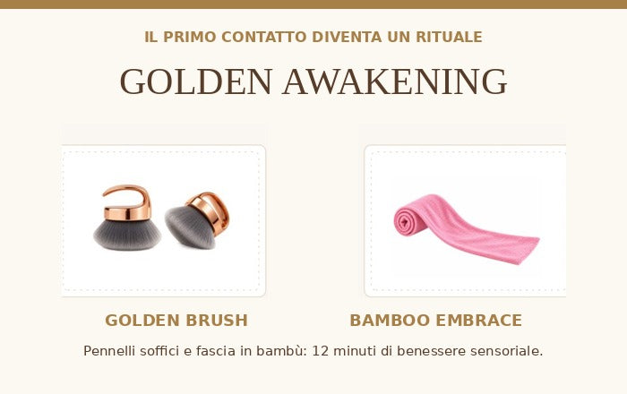 Golden Awakening - accessori Golden Brush e Bamboo Embrace