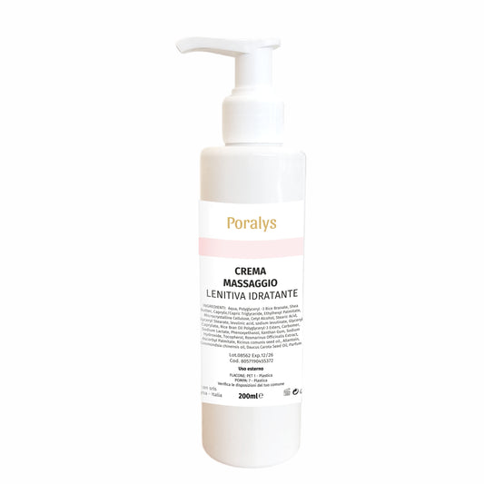 Crema massaggio viso lenitiva idratante 200ml