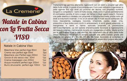 Natale in Cabina Viso Trattamento Completo Frutta secca