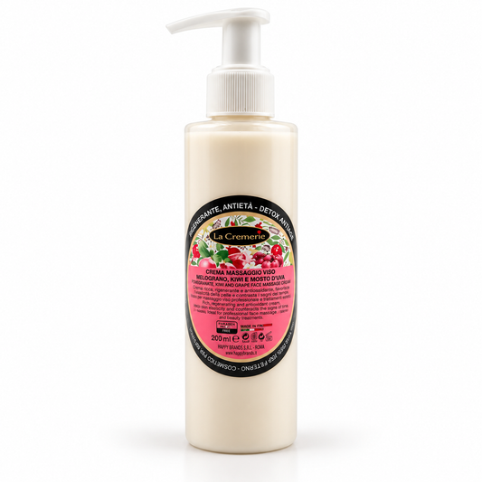 Crema massaggio viso Melograno, Kiwi e Mosto D'Uva 200ml