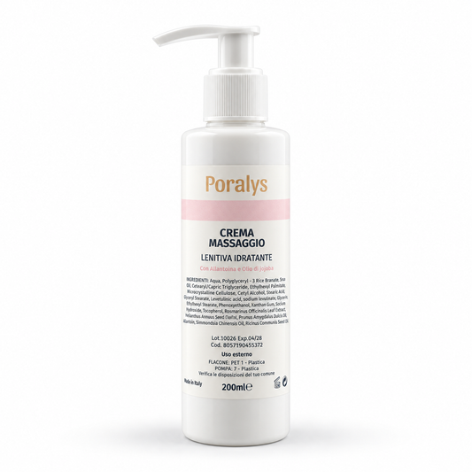 Crema massaggio viso lenitiva idratante 200ml