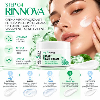 GLASKIN Spicule Matt Face Cream – Crema Viso Opacizzante 50 ml