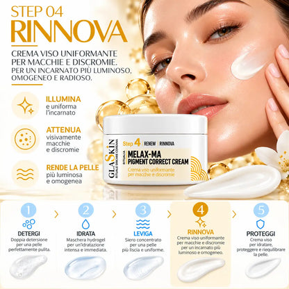 GLASKIN Bright Melax-ma Correct Cream – Crema Viso Uniformante 50 ml