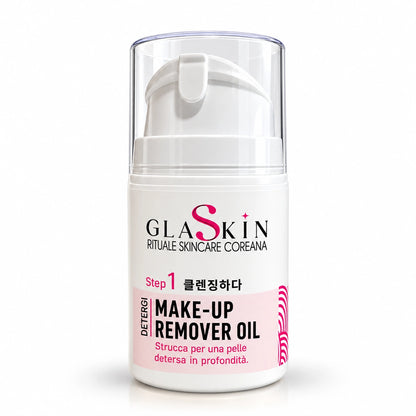 GLASKIN Make-Up Remover Oil – Olio Detergente Viso 50 ml