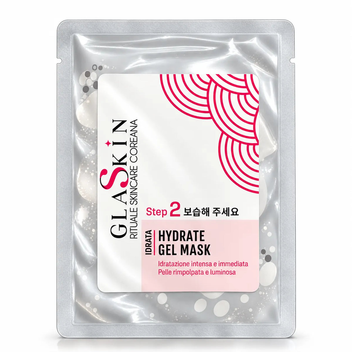 GLASKIN Hydrate Gel Mask – Maschera Hydrogel Viso