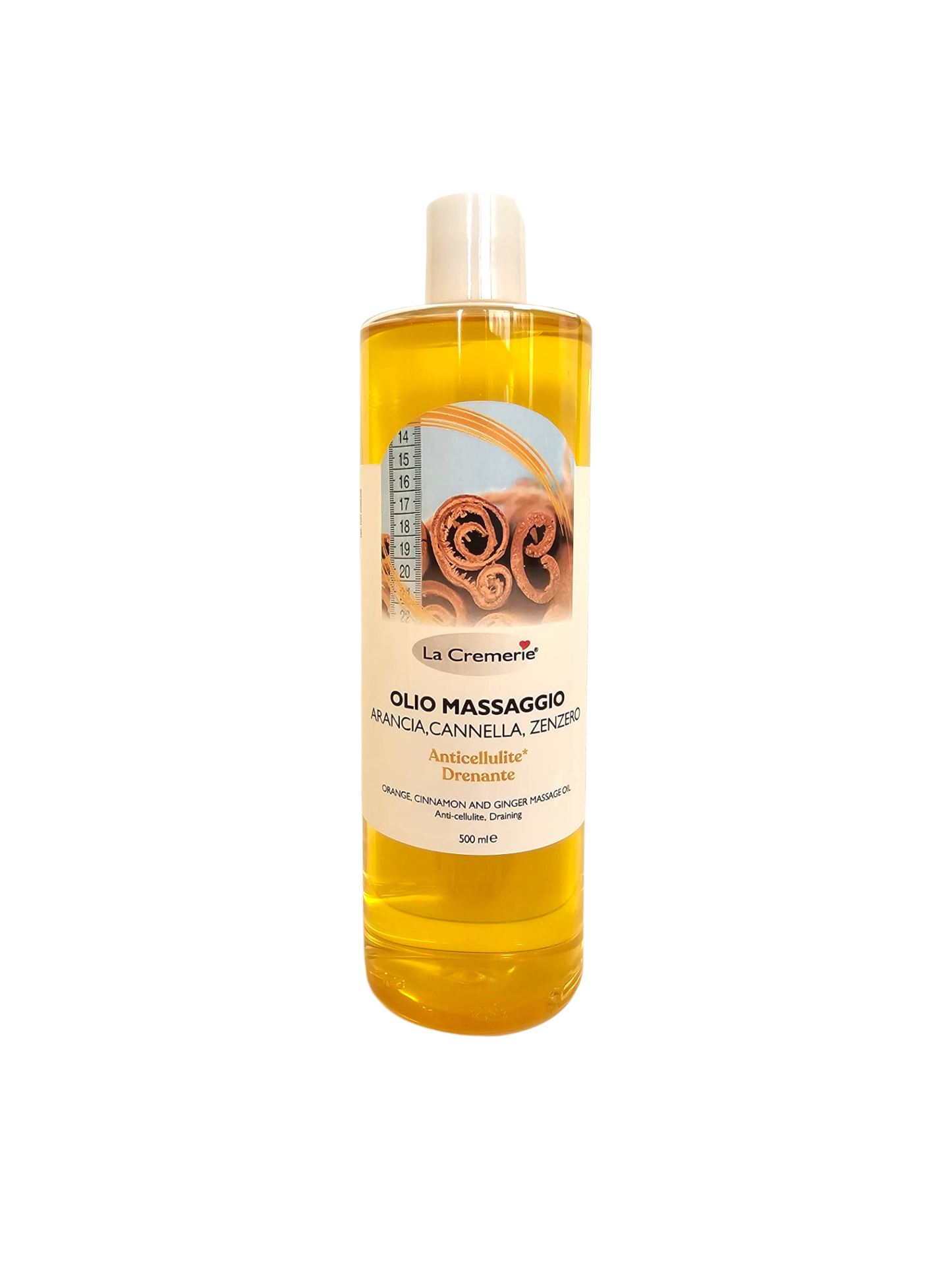 Olio da massaggio arancia cannella e zenzero | 500 ml
