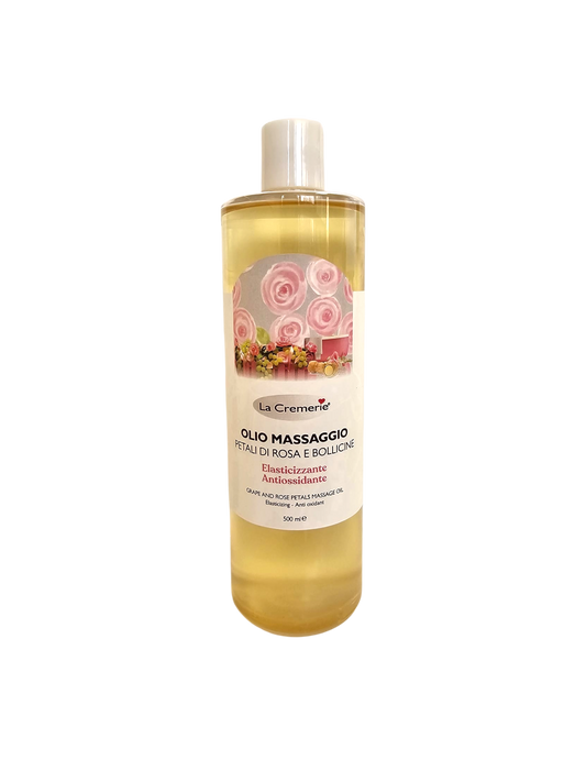 Olio massaggio bollicine & Petali di rosa 500 ml