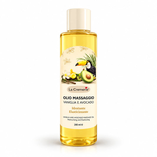 Olio da massaggio vaniglia & avocado 200 ml