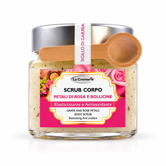Scrub corpo Petali di Rosa & Bollicine esfoliante illuminante rigenerante | 300 g