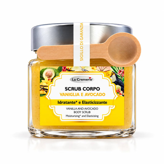 Scrub corpo Vaniglia & Avocado idratante elasticizzante | 300 g