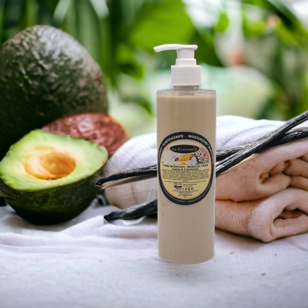 Crema massaggio vaniglia & avocado 500 ml