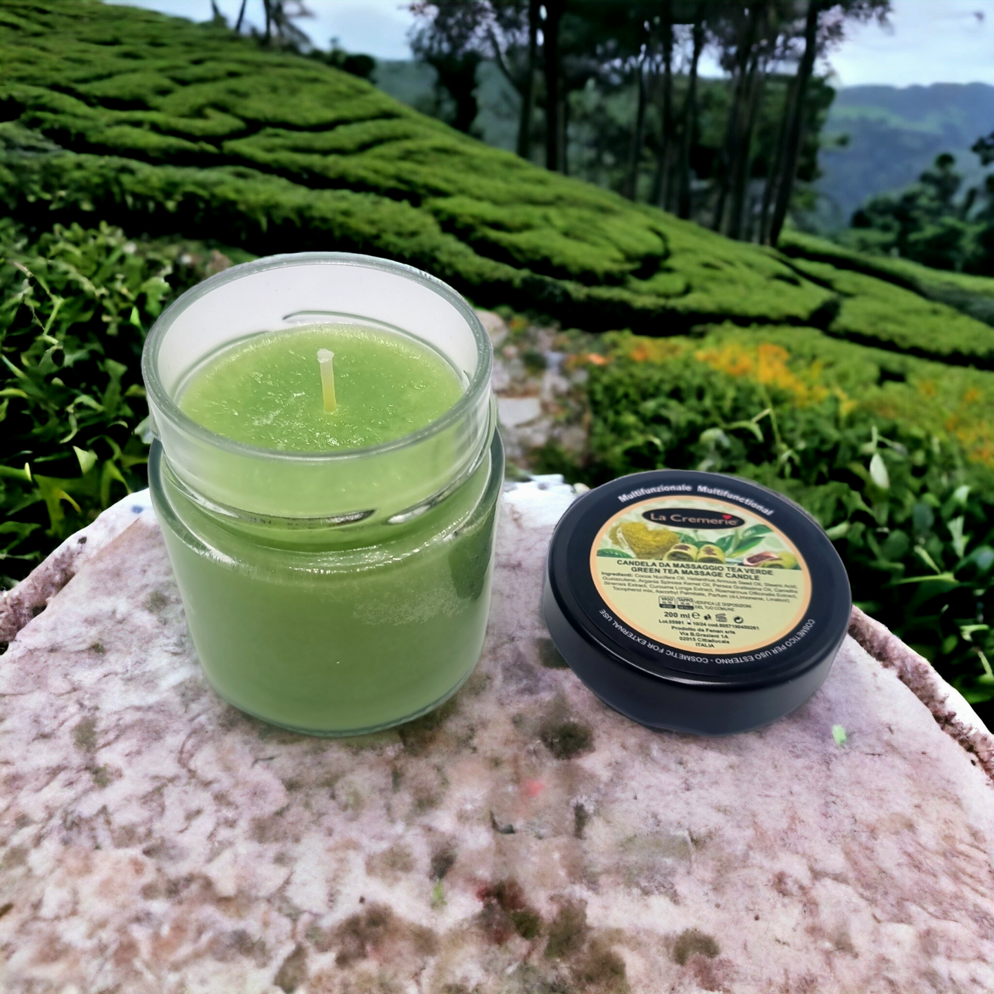 Candela da massaggio Tea Verde e vitamina E 200ml