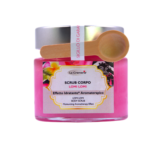 Scrub corpo Lomi Lomi aromaterapico esfoliante rivitalizzante | 300 gr