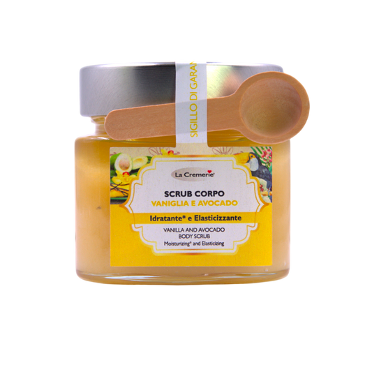 Scrub corpo Vaniglia & Avocado idratante elasticizzante | 300 g