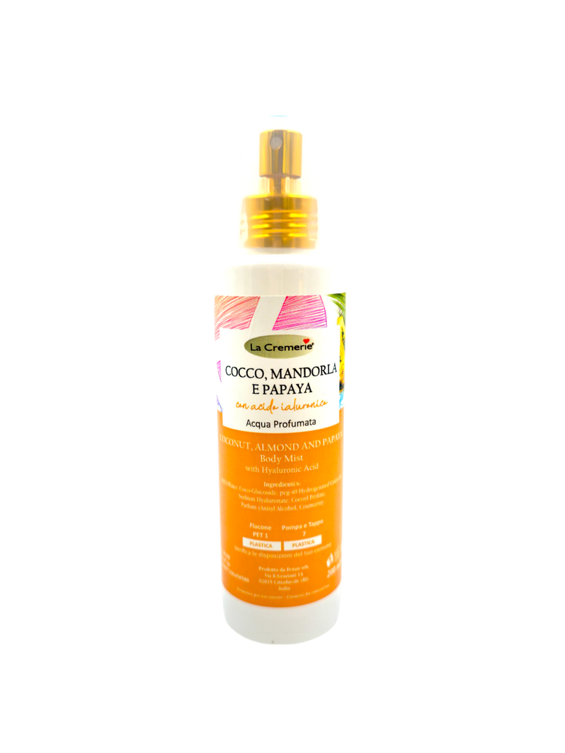 Acqua profumata Cocco, mandorle & Papaya 200 ml