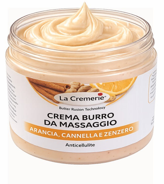 Crema burro da massaggio anticellulite arancia cannella e zenzero 500ml
