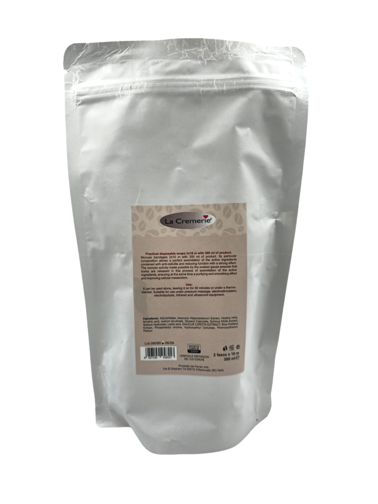 Bendaggio Corpo Riducente Azione urto bende 2x10metri 300ml