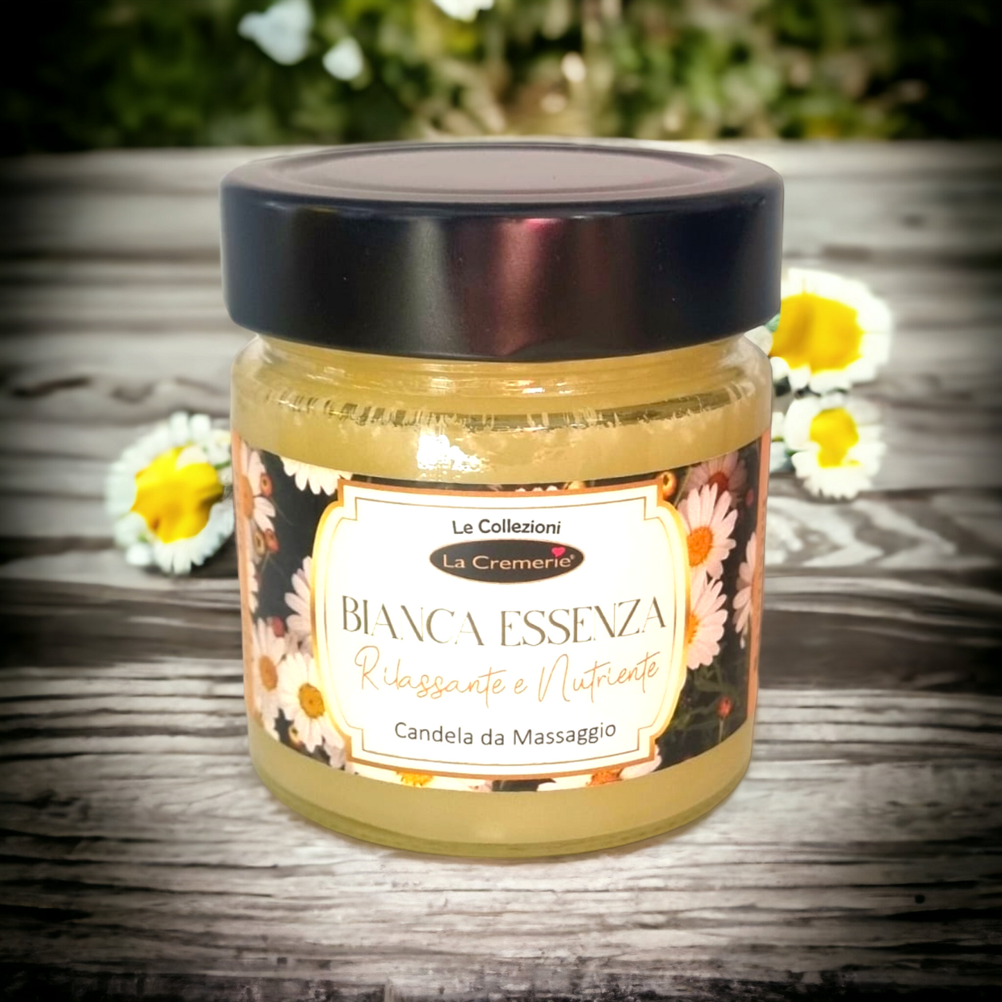 Candela da massaggio Bianca essenza 200ml