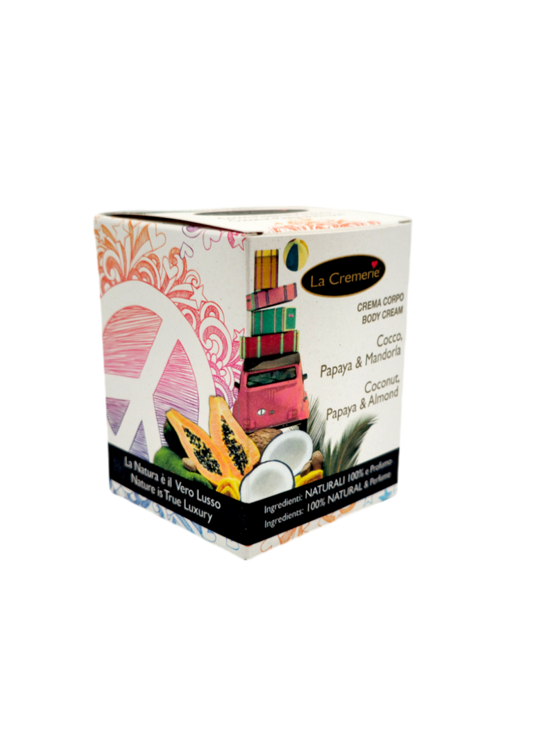 Crema corpo Cocco, Papaya, Mandorla 200ml