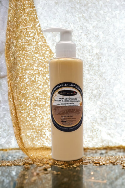 Crema detergente Oro 24k & Acido ialuronico 200ml