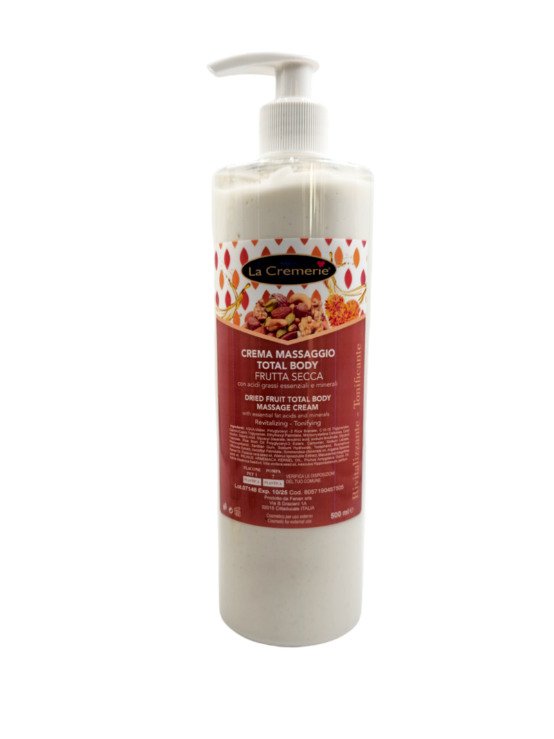 Crema massaggio Total body Frutta secca 500ml