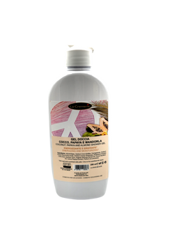 Gel doccia cocco papaya e mandorla 250ml