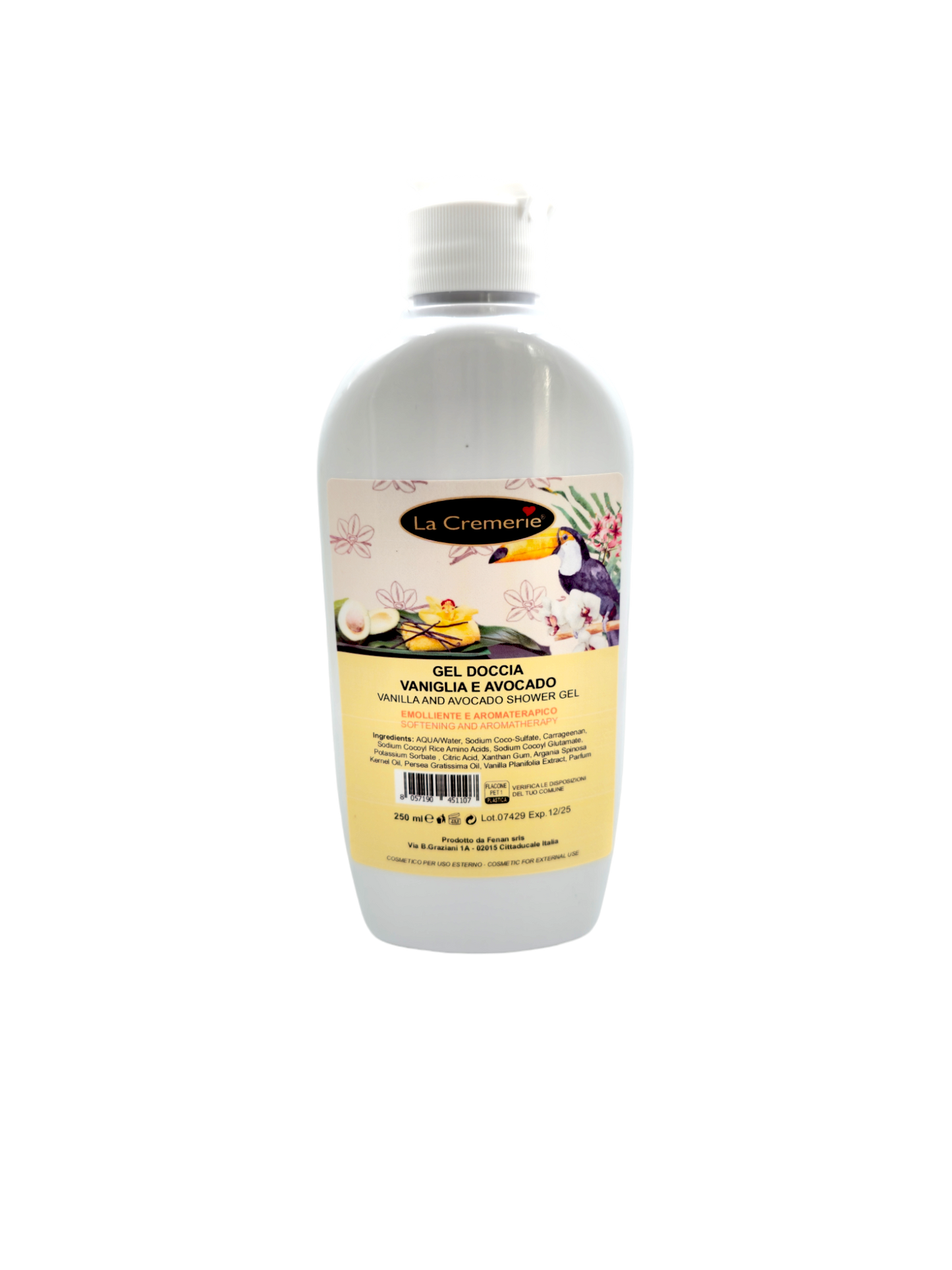Gel doccia Vaniglia e Avocado 200ml