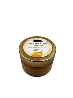 Maschera Viso Gioiello Oro liquido 24k effetto foglia d'oro 100ml