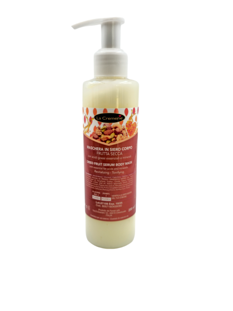 Maschera in siero corpo frutta secca  200ml