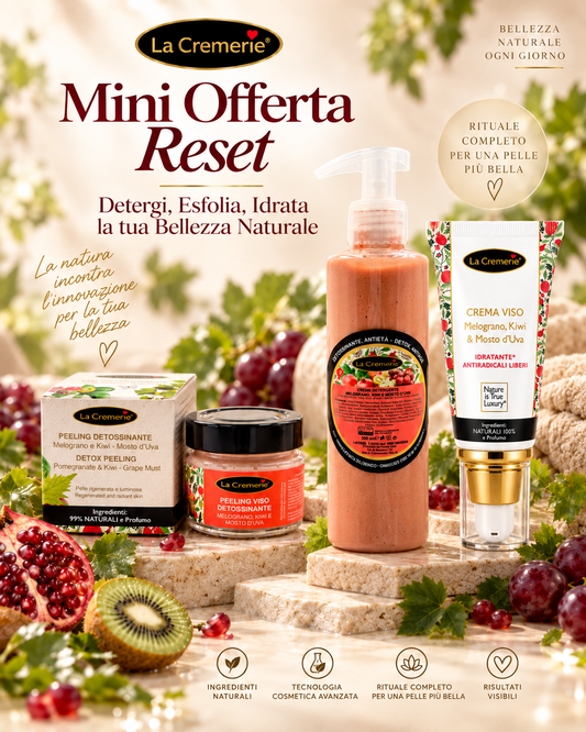 Vendemmia Reset Viso – Rituale al Mosto d’Uva in 3 Step