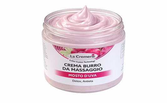 Crema burro da massaggio detox antietà Mosto d'uva 500ml