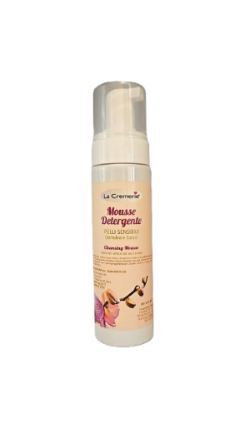 Mousse detergente struccante pelle sensibile orchidea e cocco 150 ml