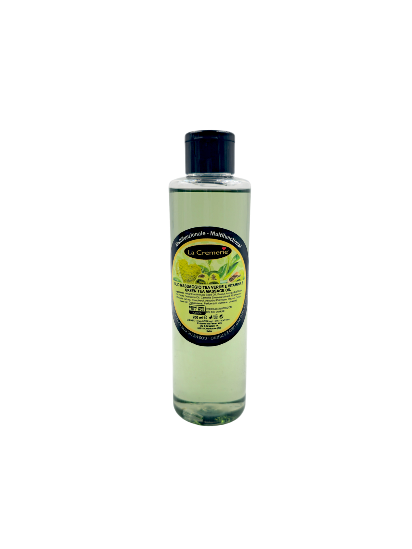 Olio massaggio Tea Verde e Vitamina E 200ml