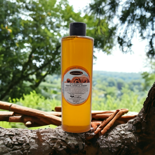Olio da massaggio arancia cannella & zenzero 500 ml