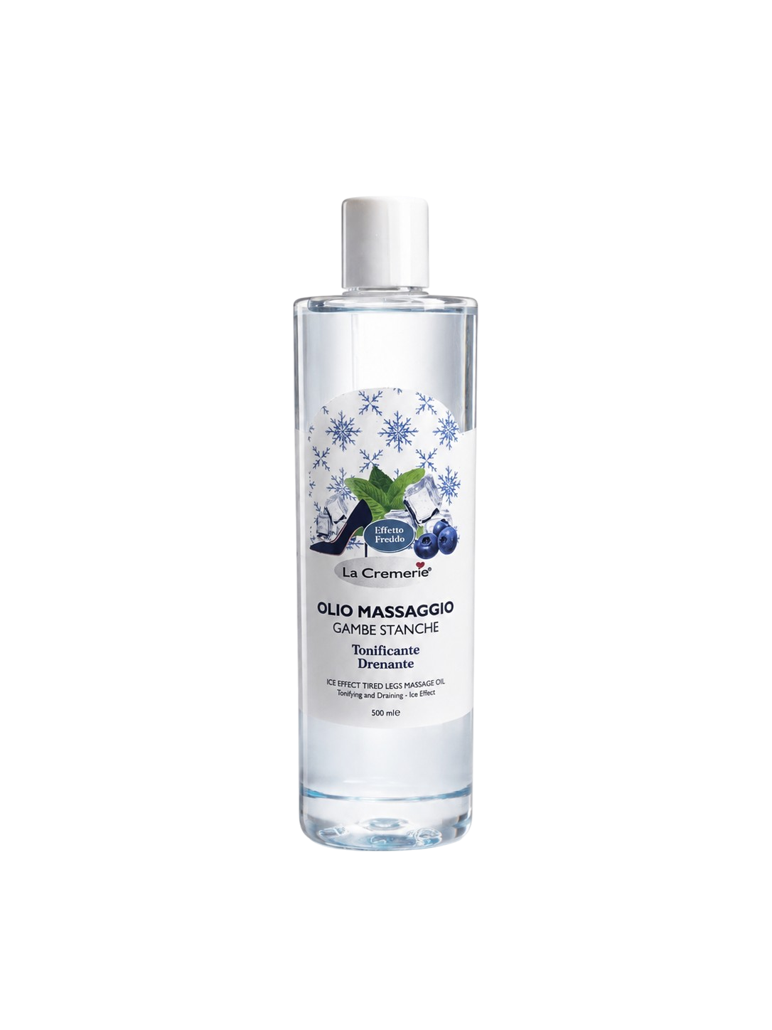 Olio massaggio gambe stanche effetto freddo 500ml