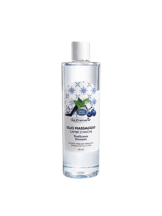 Olio massaggio gambe stanche effetto freddo 500ml